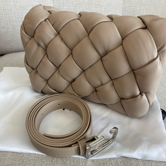 JW PEI Maze Leather Crossbody Bag in Almond - Picture 8 of 10